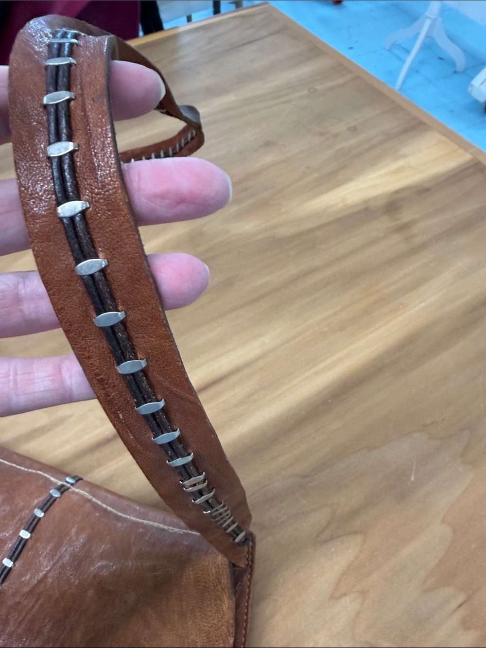 Calleen Cordero Leather shoulder bag - Picture 4 of 5